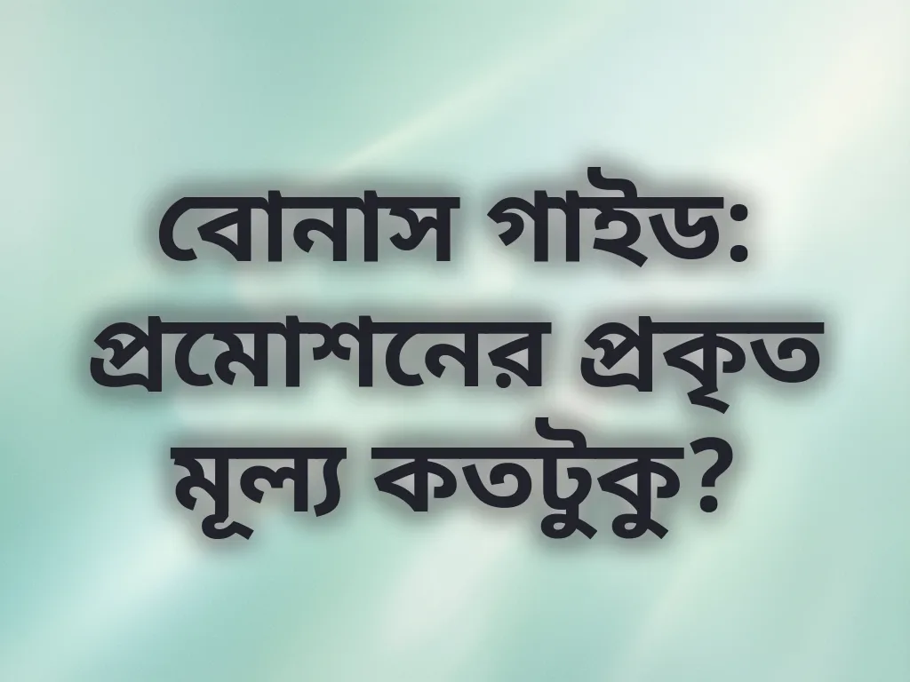 বোনাস গাইড